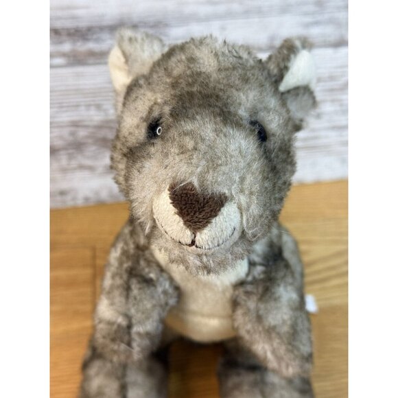 Petting Zone Kangaroo Plush Stuffed Animal 8.5 Inches Tall - Picture 6 of 8